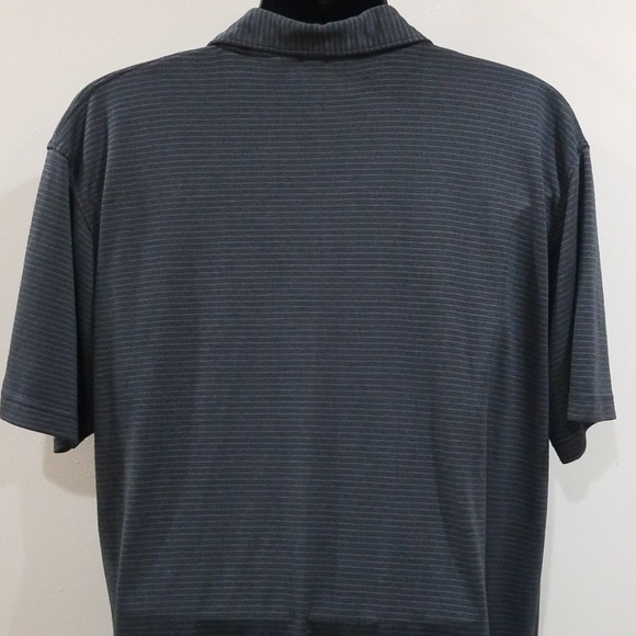 H&H sueded men's black and gray striped shirt - Picture 7 of 8